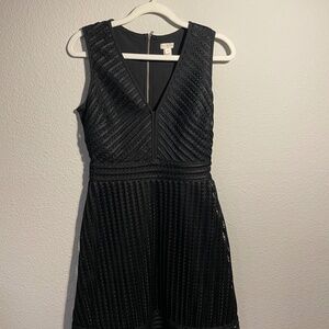 J. Crew dress black with patter size 00